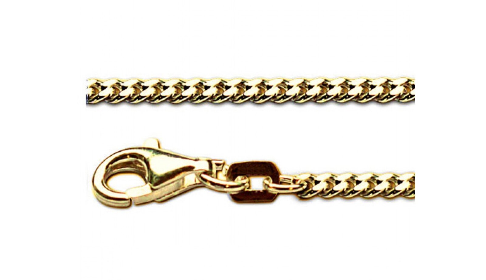 Gourmetcollier Geelgoud 14 karaat | Dikte 1.7mm