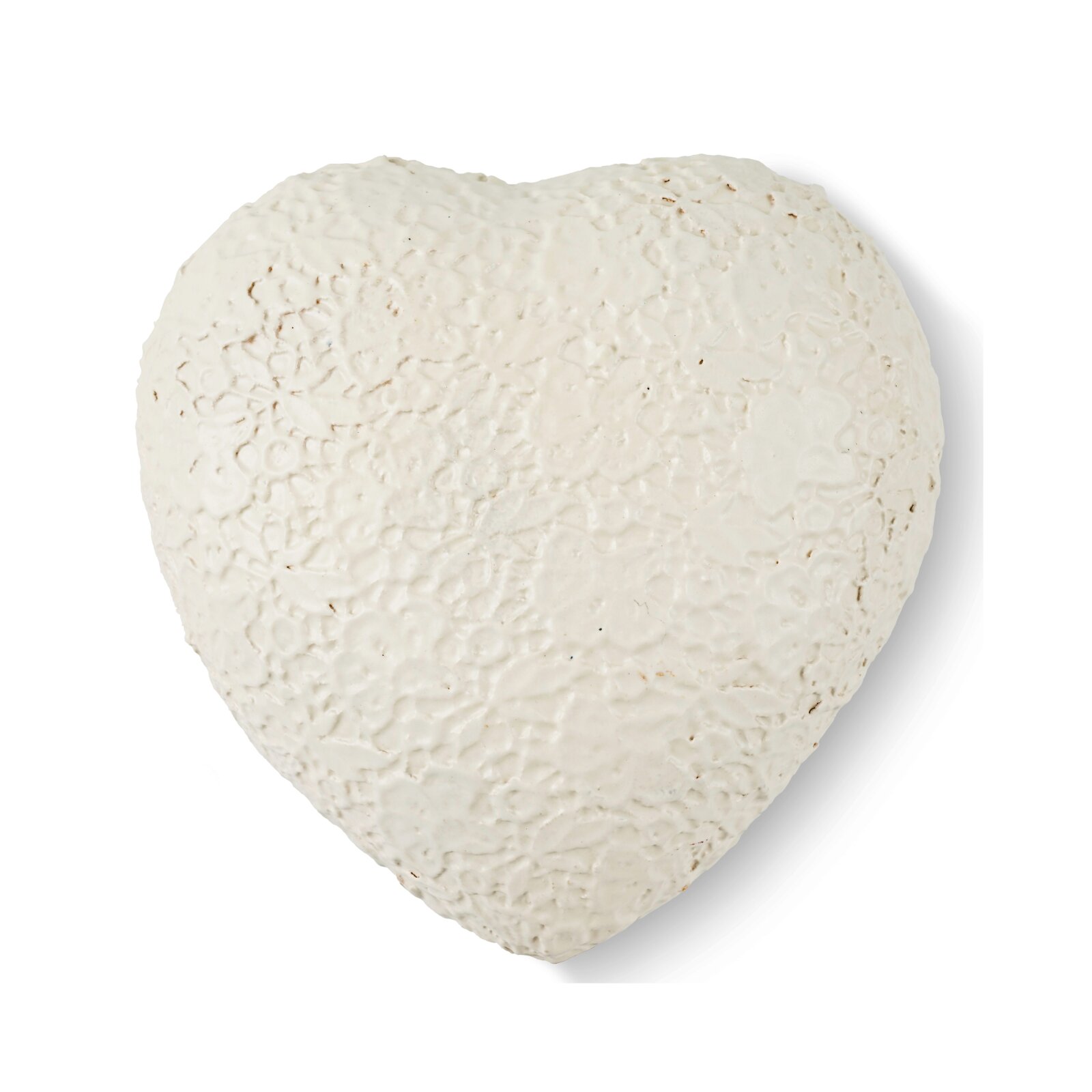 HEART DAMASCO WHITE