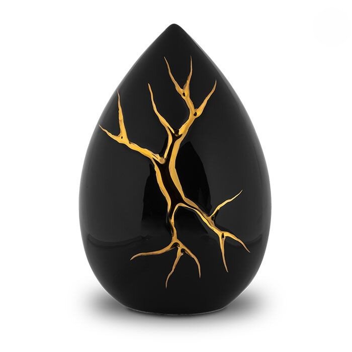 Kintsugi Drop Black L