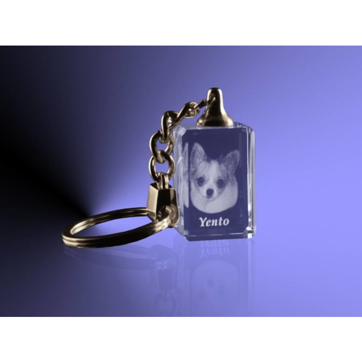 3D-SL01 | Kristalglas | Sleutelhanger