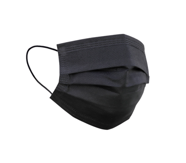 MM03 (Black surgical face mask)