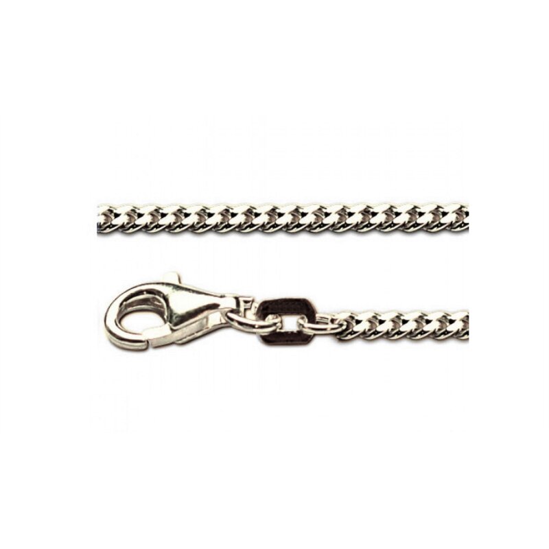 Gourmetcollier Witgoud 14 karaat | Dikte 1.7mm